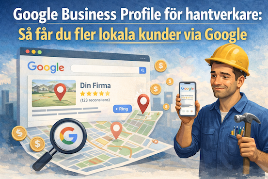 Google Business Profile för hantverkare: Så får du fler lokala kunder via Google