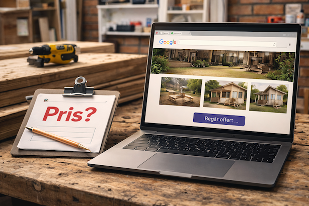 Vad kostar en hemsida för hantverkare 2026?