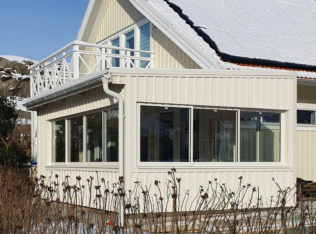 Uterum med balkong ovanför