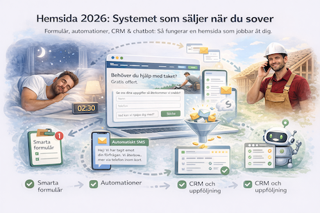 Hemsida 2026: Systemet som säljer när du sover